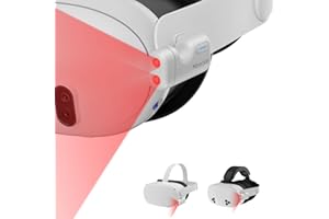 Maecker vr Ir Light Compatible pour Quest 3/3S/2 - Illuminateur Infrarouge, Suivi par Capteur en Conditions Sombres, Accessoire pour Quest 3S/3/2