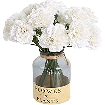 Fiori bianchi artificiali, 30 fiori di respiro per neonati, finti bouquet di Gypsofila, per matrimoni, feste, decorazione casa, ufficio, giardino (30 pezzi