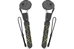 Tyasoleil Accessories Compatible with Quest 3S Controller, Handle Attachments Compatible with Quest 3S/3, Gorilla Tag Long Arms Beat Saber VR Sticks Dual Extensions Grips(C Model)