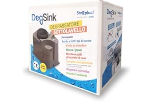 STARPLAST Degrassatore Sottolavello DEGSINK per Cucina Mantiene Puliti gli Scarichi di Casa Facile da Installare da Posizionare Solo Su Modulo Sottolavello 36x23xh30 18 Litri