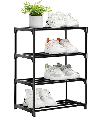 Open Schoenenkast Schoenenrek met 8 Niveaus Schoenenrek Smal Standplank, Ruimtebesparend, Multifunctioneel Houten Rek Staand Rek, Opbergrek (Color : Brown, Size : 43 * 26 * 121.5cm