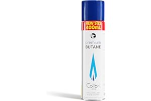 Colibri Premium Butane Bouteille de gaz 400 ML pour Tous Les briquets Rechargeables