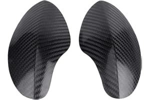 KIMISS 1 par de parches para motocicleta Protector de fibra de carbono resistente a los arañazos, protección de la cubierta de plástico para Yamaha Xmax 300, accesorio de ajuste directo