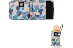Mikiuly Scaldabiberon Portatile,Scaldabiberon USB,Scalda Biberon Portatile da Viaggio,Scaldabiberon,Scalda Biberon Neonato,Temperatura Regolabile,per Casa, Viaggi,Auto