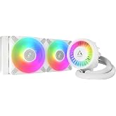 Arctic Liquid Freezer III - 240 A-RGB Intel/AMD Uyumlu, 240mm Radyat&ouml;rl&uuml;, 2x12cm P12 PWM Fanlı, Sıvı İşlemci Soğutucu Beyaz (