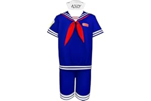 COSVANA Steve Scoops Ahoy Halloween Costume for Adults