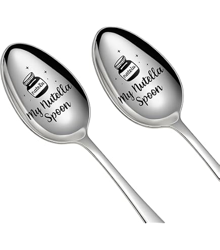 Cuillère à Café Gravée "Prenons Un Café Ensemble Pour Toujours" - Acier Inoxydable - Cadeau Pour Amoureux Du Café
