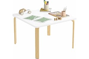 FirFurd Tavolo per bambini,Tavolo da pittura, Tavolo da Gioco per Bambini, tavolo per giocare e dipingere,Scrivania per bambini per sala giochi,camera da letto 75x75x55 cm