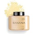 Makeup Revolution, Loose Baking Powder, Prolunga l'usura del trucco, Cipria fissante per il trucco, Banana, per pelli di medi