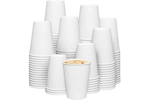 Khaleej Pack Disposable white Premium Paper Cups, 8oz – 50 Pack, Heat‑Resistant & Eco‑Friendly Coffee, Tea, Kahwa Cups