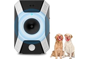 WARDBES Antibell für Hunde,Wiederaufladbares Antibell für Kleine Mittel Große Hunde,Sicher Hundebellen Stoppen,Ultraschall Hunde Anti Bellen Ger,3 Einstellbare Frequenz Automatisches Anti Bellen Gerät
