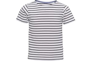 Asquith & Fox Marinière Coastal Short Sleeve Tee T-Shirt Garçon