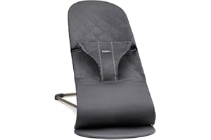 BabyBjörn Bouncer Bliss, Woven, Classic Quilt, Anthracite