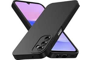 Tenphone Coque pour Samsung Galaxy A15 5g, Coque Samsung A15, Housse Etui de Protection en Silicone Souple,Cover Antichoc avec Protege de Camera,Compatible avec TPU (Noir, Samsung A15 4G / 5G)