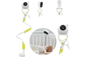 MYPIN Baby Kamera Halterung, Universal Baby Monitor Ständer Handyhalter Baby Monitor Halter, für Universal Flexible Monitor (Grün)