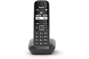 Gigaset AS690 - Téléphone fixe sans fil - Noir [Version Française]