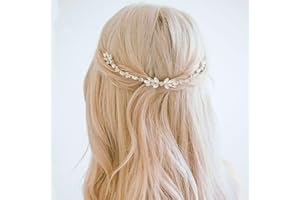 Unicra Mariage Cristal Cheveux Peignes De Mariée Coiffures Accessoires De Cheveux De Mariage Pour Mariée(argent)