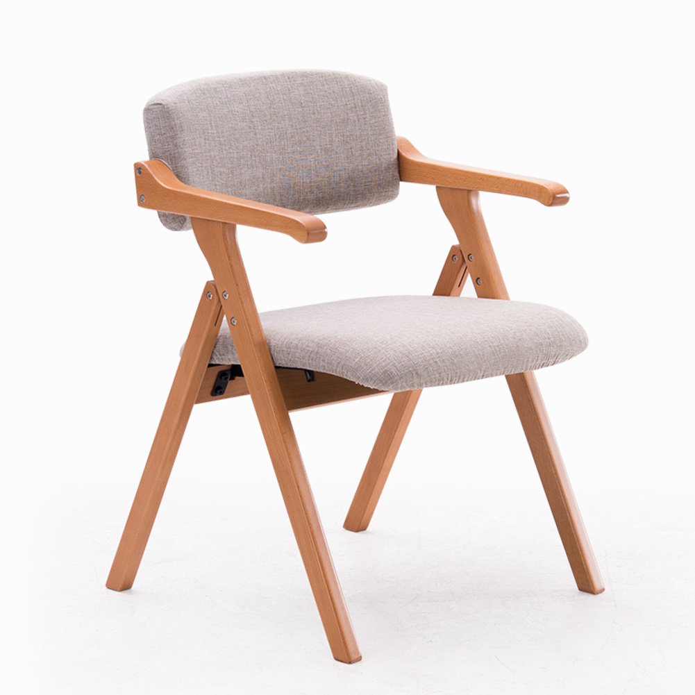 L&J Kreative Klappstühle,Massivholz Esszimmer Stuhl mit ...