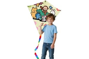 TAPWISH Large Beach Kite for Adults and Kids, Easy to Fly Delta Kite with String Line and Colorful Tail, Perfect Outdoor Toy for Beach Trip and Beginners