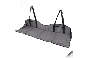 WODHMIEY Extension de matelas de siège arrière de voiture, pliable, en flanelle, plaque d'extension portable pour le camping et le sommeil, universelle pour SUV, monospaces et véhicules compacts