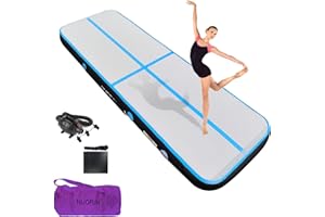 HIJOFUN Air Floor Mat 3M 4M 5M 6M Tumbling Mat Inflatable Gymnastics Mat Thick 10cm/20cm with Pump for Youth/Adults