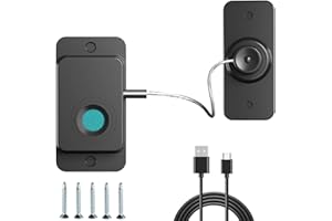 FUNMO Zamek do lodówki, odciski palców, zabezpieczenie szafki dla niemowląt, zabezpieczenie przed dziećmi, zabezpieczenie okna dla dzieci, do ładowania USB, nadaje się do domu i biura