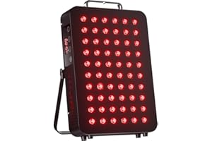 BestQool Dispositivo de terapia de luz roja de cuerpo completo – chip dual 660 nm y 850 nm, potente panel premium para el hogar, 105 W con 60 LED