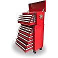 US PRO 16 Drawer ROLL Cabinet Mechanic Tool Box (red)