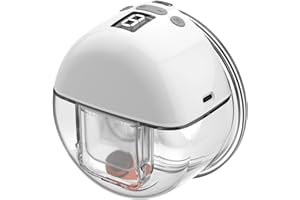 HITHINKMED Tiralatte Elettrico Indossabile a Mani Libere, 4 Modalità e 9 Livelli di Aspirazione, ALL SIZE (16-18-20-22-24 mm)