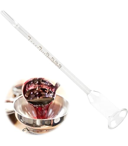 Alcoomètre de Précision avec Thermomètre d'ajustement, pese alcool