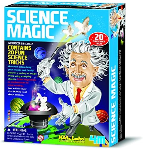 Fun 4M KidzLabs Science Magic Tricks - Best Selling Christmas Stocking Filler For Kids Age 8+