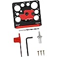 THE STYLE SUTRA Adjustable Dowel Maker 8 Holes Dowel Plate for Drilling Dowel Rods Dowel Pin