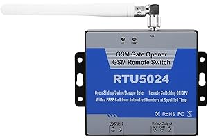 LEAPITURE Controllore di accesso GSM Interruttore di telecomando per telefono cellulare Controllore di accesso per sistema di controllo accessi SMS adatto per magazzino porta antifurto