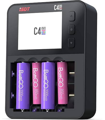 ISDT C4EVO Caricabatterie Universale 6 Slot, Caricatore Per Batterie - 3