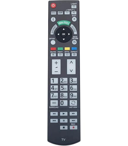 VINABTY Telecomando Ricambio N2QAYB000752 Per TV Panasonic – Compatibile Con Serie TX-PR, TX-P, TX-L