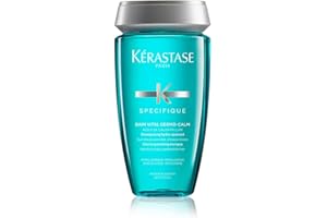 Kérastase, Spécifique, Shampoing Hydra-Apaisant, Pour Cuirs Chevelus Sensibles, Bain Vital Dermo-Calm, 250 ml