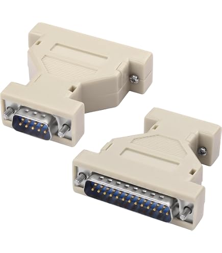 5 Adaptateurs DB9 Mâle/femelle YAODHAOD - Convertisseur Série RS-232 - Pour Ordinateurs, Switchs