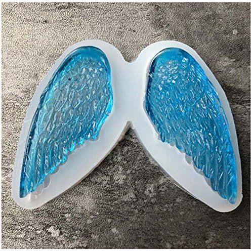 Angle Feather DIY Jewels Mold Beading Casting Mould DIY Handmade Silicone Mould Clear Mould For Resin Crystal Lovely Gift