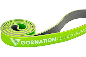 GORNATION Banda elástica de Resistencia - Goma elástica para Fitness, calistenia, Fuerza y Gimnasio en casa - Accesorios para Gym