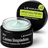 Lehman Crema Limpiadora Facial Hombre con Arcilla Blanca y Prebi&oacute;ticos 100ml