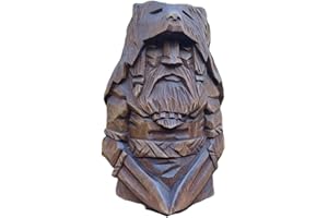 YQkoop Norse Gods Statues - Odin Thor Tyr Ulfhednar Statue Norse Viking Mythology Figurines Nordic Pagan Ornaments Art for Home Office Decoration (Ulfhednar) 10cm(3.9'')