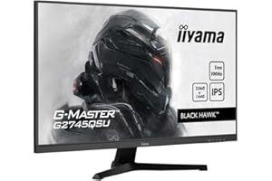 iiyama G-Master Black Hawk G2745QSU-B1 68,5cm 27" IPS LED Gaming Monitor WQHD 100 Hz HDMI DP USB3.2 1ms FreeSync schwarz