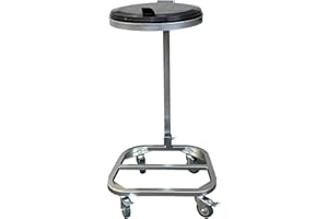 ‎QUICK STAR QUICK STAR Stojak na Worki na Śmieci z Pokrywą i 4 Kółkami | Metalowy Uchwyt na Worek 120 litrów | Solidny Stojak na Worek - Stal Ocynkowana | Żółty Worek 120L | Mobilny Pojemnik na Odpady