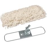 Clim Profesional Industrial Cotton Mop 75 cm Metal Frame Without Handle | Pocket and snap fastener, compatible universal hand