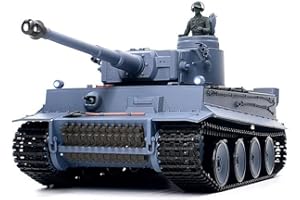 Haya Heng Long German Tiger One 1/16 Radio Remote Controlled Tank 7.0 Version Sounds & BB Shooting & Infra Red Battle