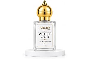 Aruba Perfume White Oud Premium Attar for Men & Women | Long Lasting Alcohol Free Fragrance Oil | Luxury Oud Perfume | 10 ML