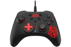Hori HORIPAD Turbo (Mario) - Controller Cablato per Nintendo Switch e OLED - Licenza Ufficiale Nintendo