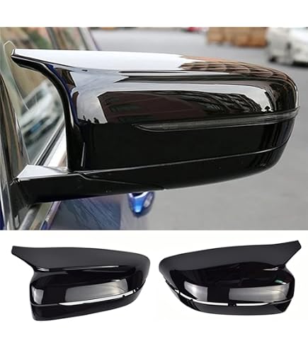 Coques Rétroviseur Ezweiji Pour BMW G20/G28 - Noir Brillant - Lot De 3 - ABS Qualité OEM - Facile à Installer