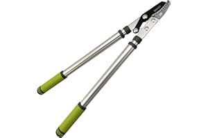 Telescopic Tree Loppers for Gardening (Anvil Loppers) - Heavy Duty Garden Loppers with Razor-Sharp SK5 Steel Blades - Long Reach Pruner and Branch Cutters - Davaon Pro