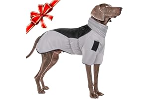 TOPSOSO Cappotto Impermeabile per Cani, Cappotto Antipioggia per Cani con Fibbia per Imbracatura e Strisce Riflettenti, Vestiti per Animali Domestici, Giacca Invernale Antivento per Cani Grande, 6XL